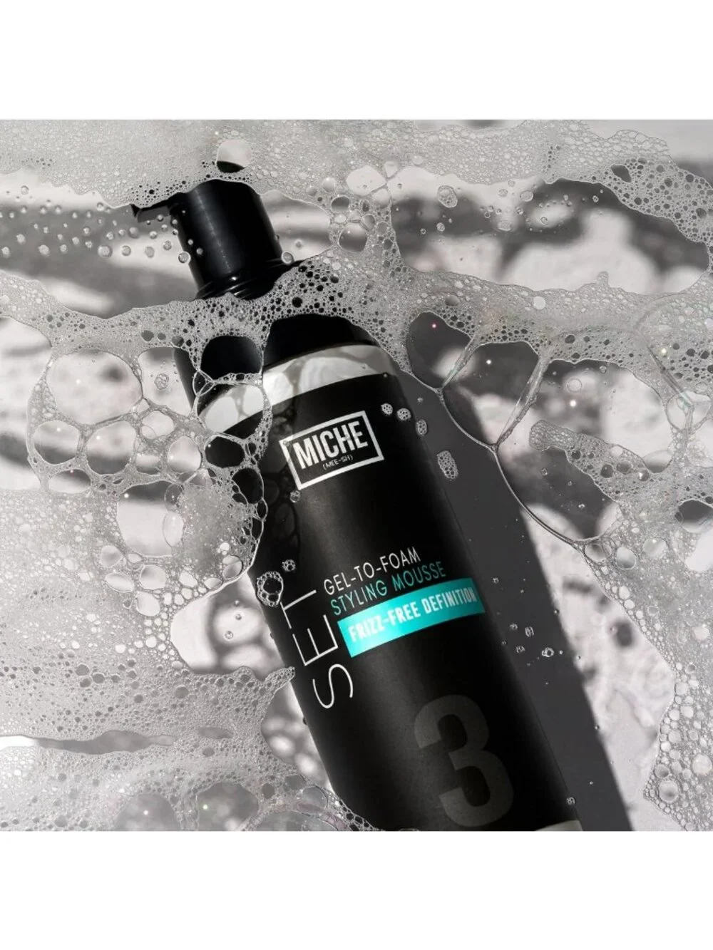 Lightweight Gel to Foam Mousse - Long-Lasting Hold, Frizz Control, All Hair